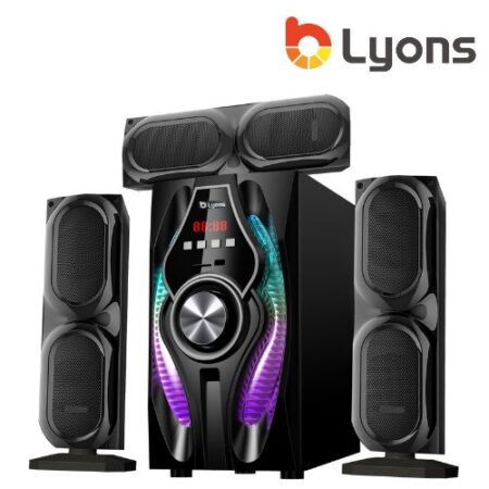 Lyons LYS3601 3.1CH Multimedia Speaker System Home Theatrer SubWoofe