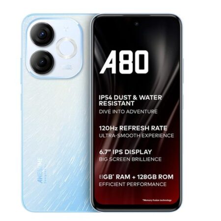 Itel A80, 6.7", 3GB RAM + 128GB (Dual SIM), 5000mAh, Blue